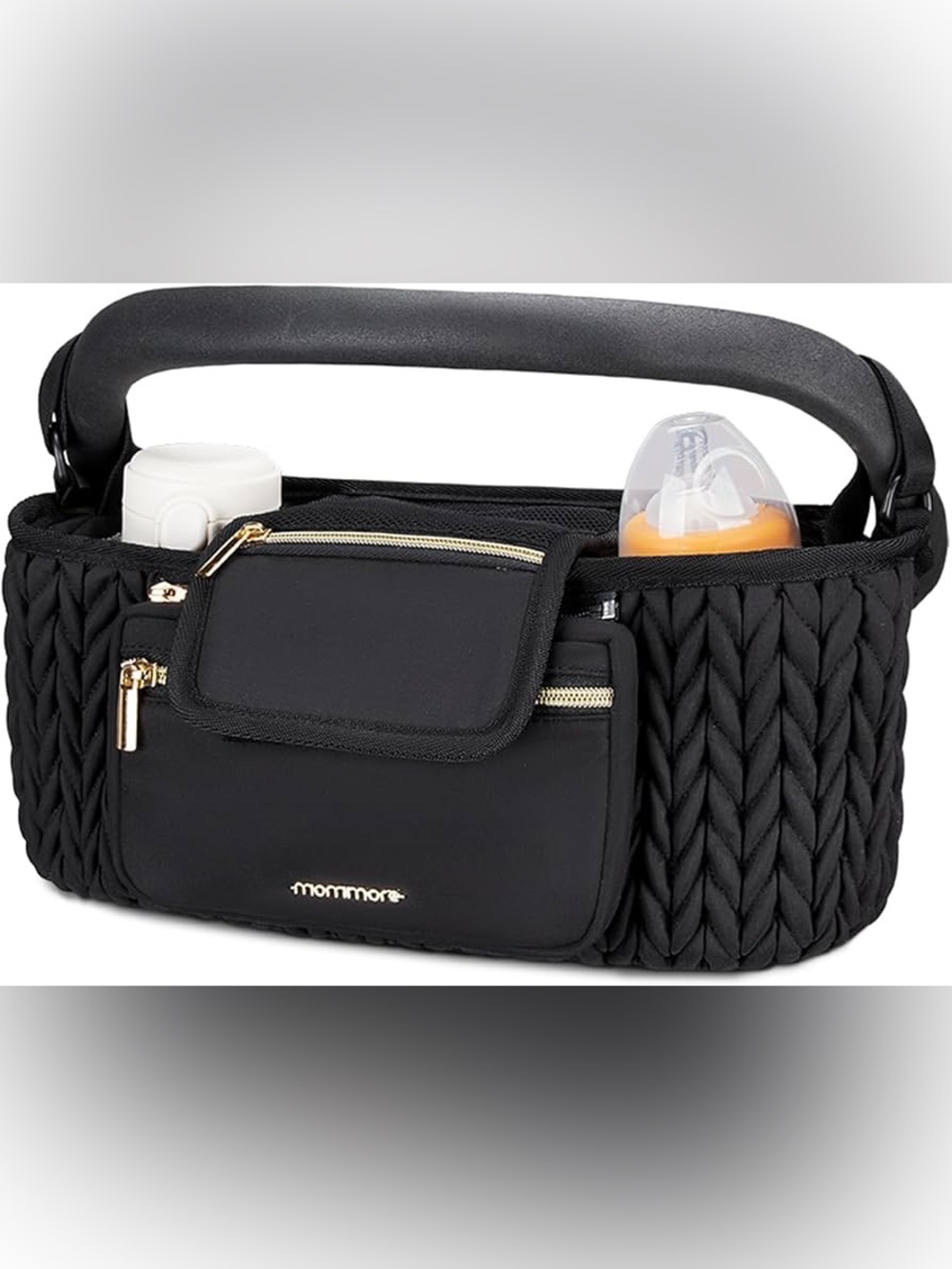 NWT Mommore stroller caddy bag with insulated cups holders